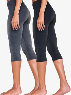 Legging corsaire lot de 2 leggings basiques, longueur 3/4
