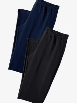 Legging corsaire lot de 2 leggings basiques, longueur 3/4