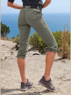 Legging corsaire pantalon de randonnée sportif en matière élastique