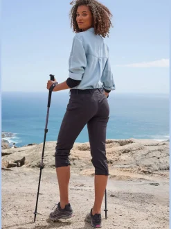Legging corsaire pantalon de randonnée sportif en matière élastique