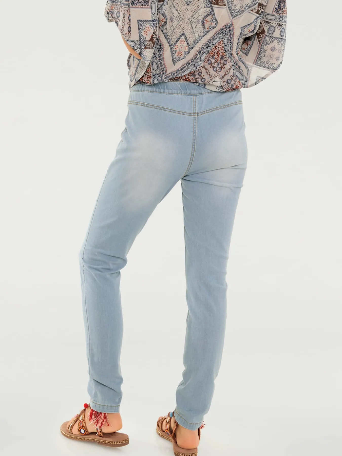 Legging en jean coupe skinny tendance