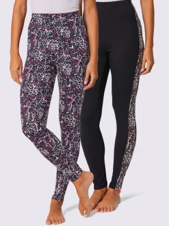 Legging jersey fin