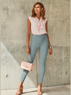 Legging taille haute caleçon taille haute