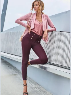 Legging taille haute caleçon taille haute