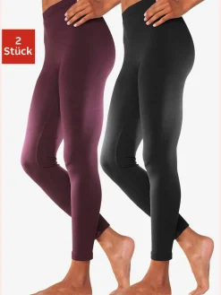 Lot de 2 leggings basiques