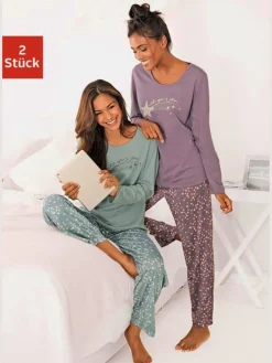 Lot de 2 pyjamas imprimé étoiles