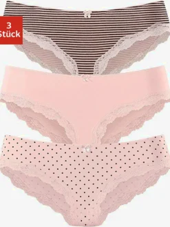 Lot de 3 slips bikini lascana