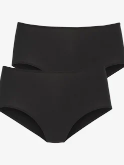 Lot de 2 slips taille haute lascana