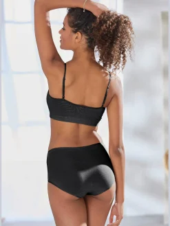 Lot de 4 slips taille haute lascana