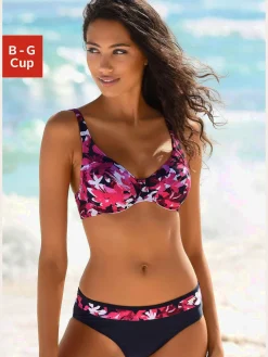 Maillot de bain à armatures design floral tendance