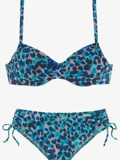 Maillot de bain à armatures imprimé animal tendance