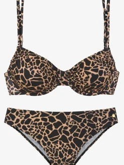 Maillot de bain à armatures imprimé animal tendance
