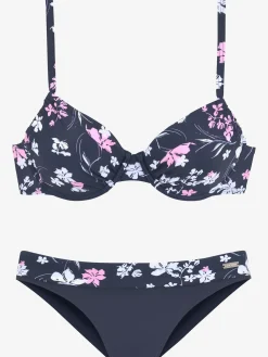 Maillot de bain à armatures imprimé floral