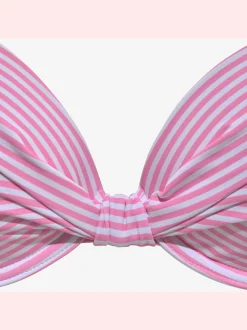 Maillot de bain à armatures motif rayé marin