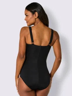 Maillot de bain aspect croisé coloré
