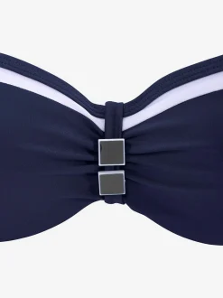 Maillot de bain bandeau à armatures style marin moderne