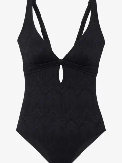 Maillot de bain découpe tendance devant