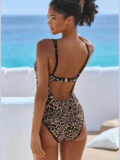 Maillot de bain imprimé animal tendance