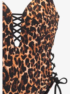 Maillot de bain imprimé léopard tendance