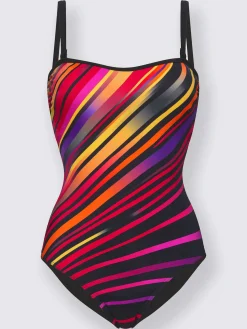 Maillot de bain imprimé rayon affinant et chic