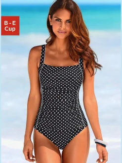 Maillot de bain motif petits pois