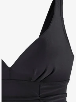 Maillot de bain style élégant avec fronces décoratives
