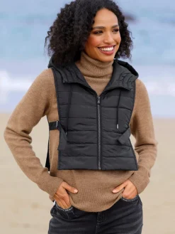 Manteau court 2 articles en 1