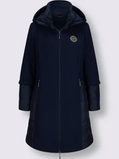 Manteau court aspect laine