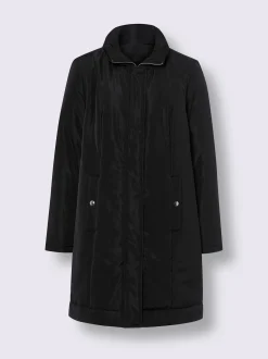 Manteau court col froncé mode