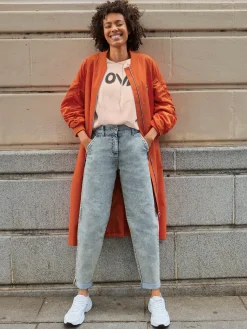 Manteau court en polyester recyclé