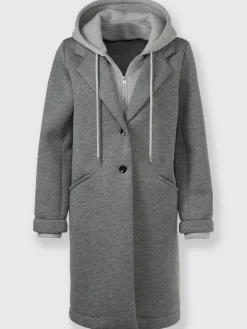 Manteau court look 2 en 1