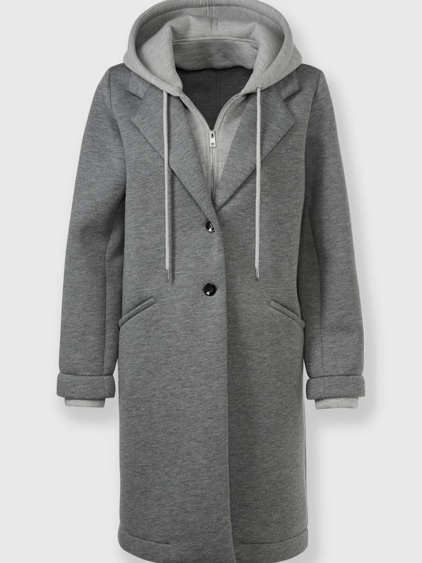 Manteau court look 2 en 1