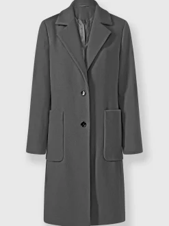 Manteau court poches plaquées spacieuses