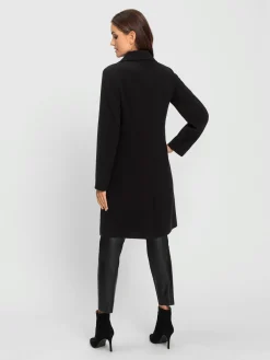 Manteau court superbe doublure au motif léopard