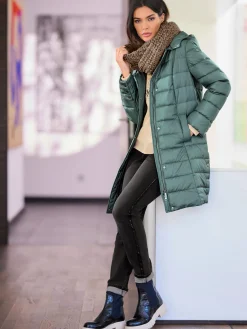 Manteau d'hiver capuche tendance