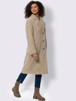 Manteau d'hiver en polaire douce et moelleuse