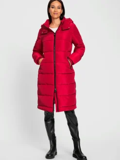 Manteau d'hiver joli aspect contrasté