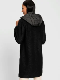 Manteau en laine qualité bouclé hivernale