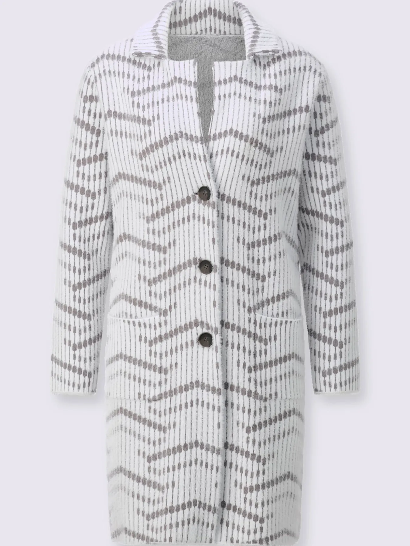 Manteau en tricot mélange de viscose doux