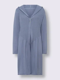 Manteau en tricot pull tendance en mélange de cotons doux