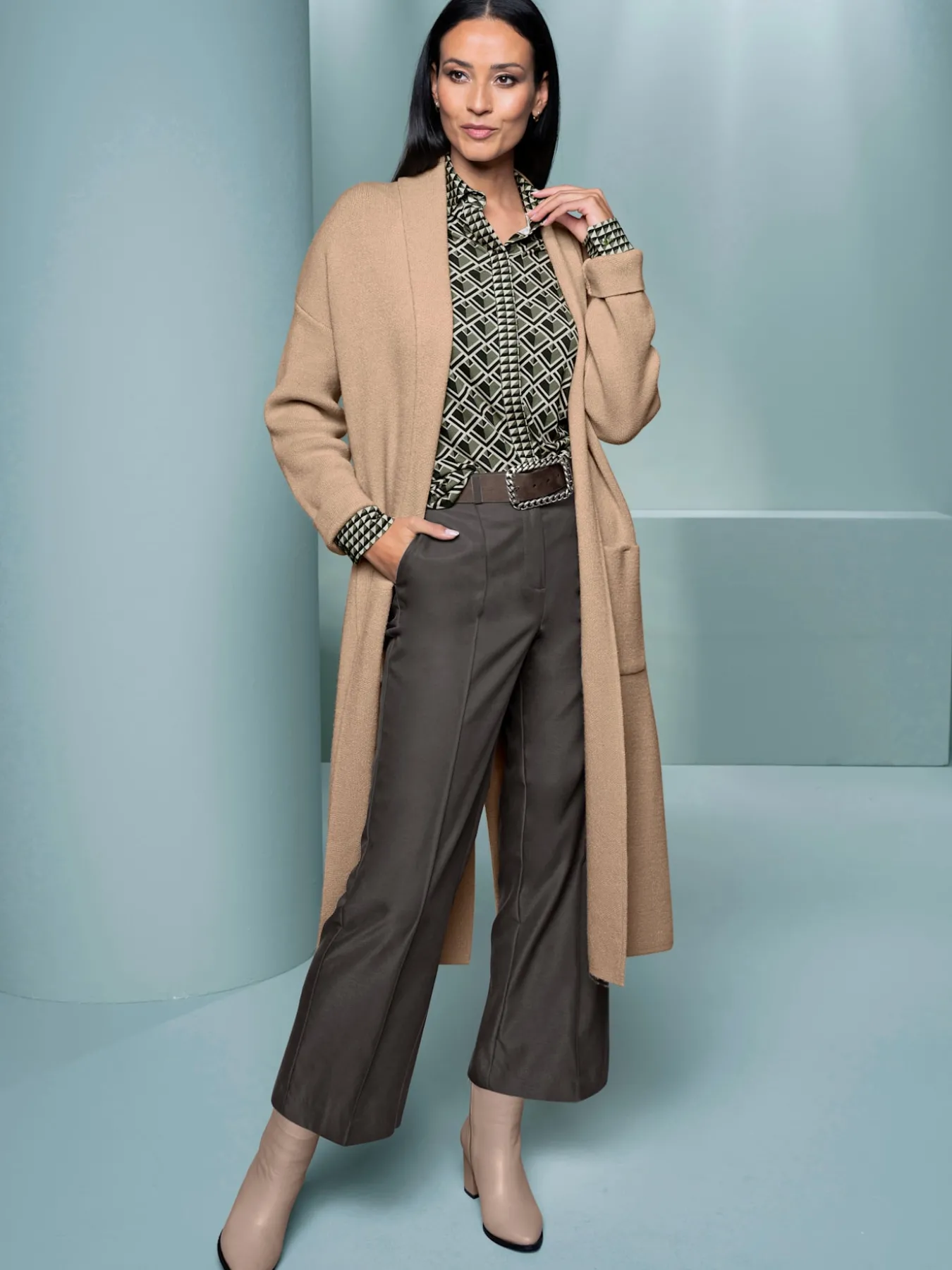 Manteau en tricot qualité épaisse