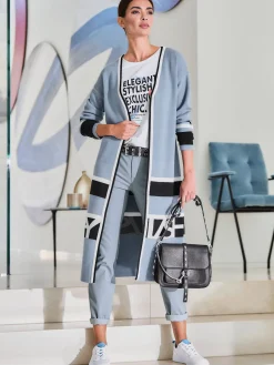 Manteau en tricot tendance : pas de fermeture
