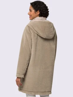Manteau imitation fourrure imitation fourrure douce