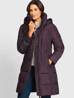 Manteau matelassé brillance discrète