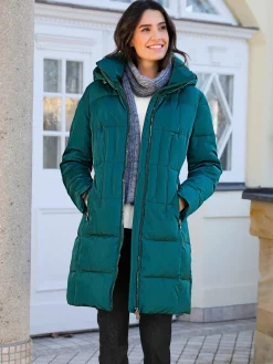 Manteau matelassé brillance discrète