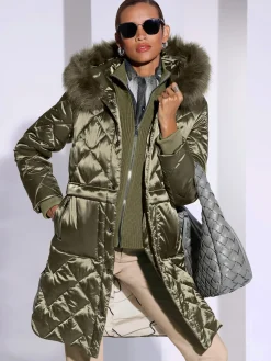 Manteau matelassé deux coloris tendance