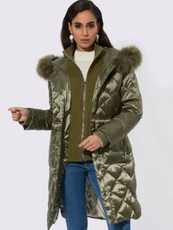Manteau matelassé deux coloris tendance