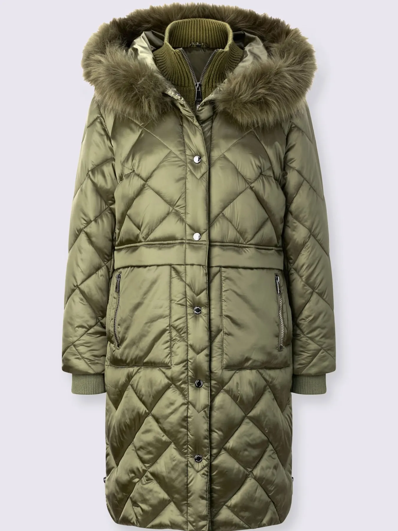 Manteau matelassé deux coloris tendance