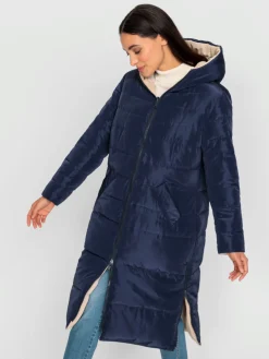 Manteau matelassé modèle réversible