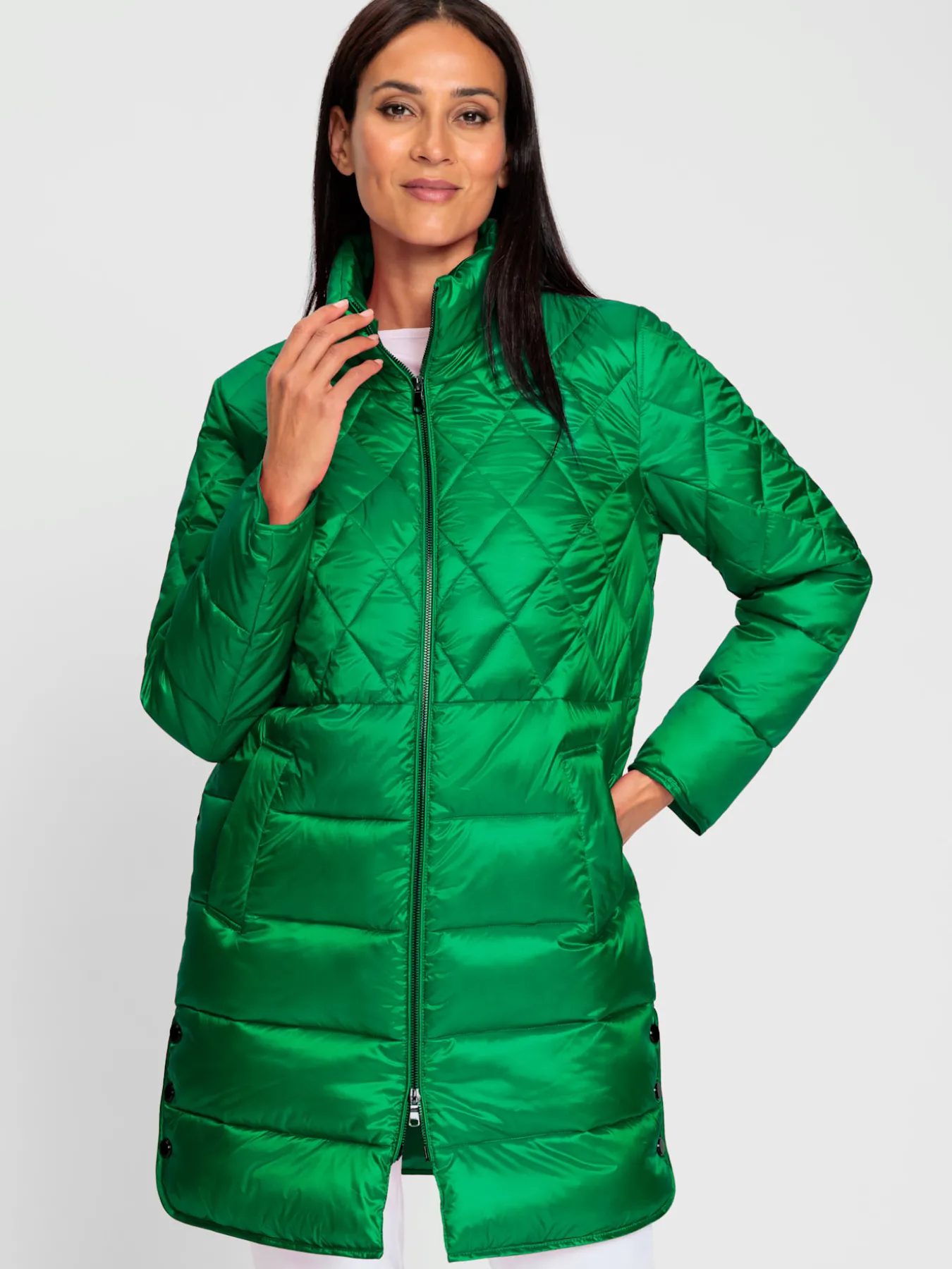 Manteau matelassé motif matelassé